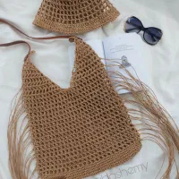 ست کیف و کلاه ساحلی