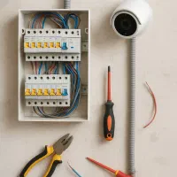 خدمات برق ساختمان و دوربین