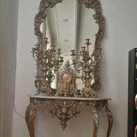 اینه وشمعدان برنز