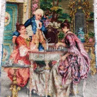 تابلوفرش فرانسوی شطرنج باز