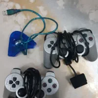 دسته پلی استیشن۲ وتبدیل کامپیوتر سالم