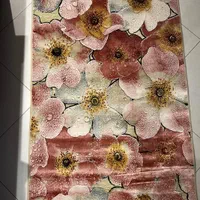 فرش ذرع و نیم - صورتی