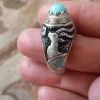 انگشتر نقره فیروزه نیشابوری پاک رکاب تبریز|جواهرات|بهارستان, |دیوار