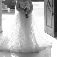 لباس عروس دانتل فرانسه