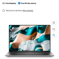 Dell XPS 15 i7 10750h|رایانه همراه|مشهد, رضاشهر|دیوار
