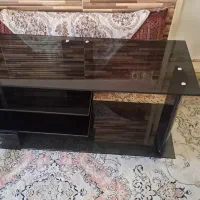 گل با گلدون با میز تلویزیون فروشی|گل و گیاه طبیعی|بومهن, |دیوار