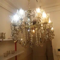 لوستر برنز 10 شعله فقط شعلهای 750 تعداد محدود|لوستر و چراغ آویز|اراک, |دیوار