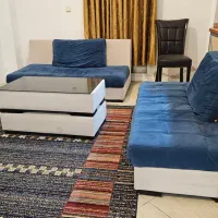 مبل کاناپه ۵ نفره / میز جلو مبلی|مبلمان خانگی و میز عسلی|رویان, |دیوار