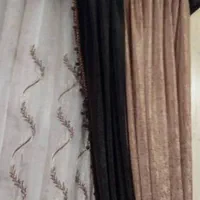 پرده حریر ترک با آستری والان مخمل در حدنو ۴میلیون|پرده، رانر، رومیزی|شیراز, جوادیه|دیوار