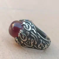 انگشتر عقیق یمن کهنه قدیمی