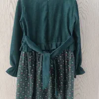 لباس یلدای بچگانه رنگ سبز