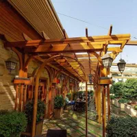 ساخت انواع نیمکت چوبی کلبه پرگولا