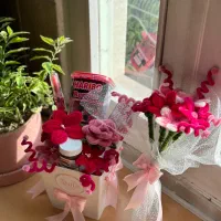 باکس صورتی ولنتاین|گل مصنوعی|تهران, تهرانپارس غربی|دیوار