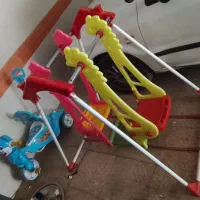 سه چرخه و تاب دونفره کودک