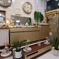 کنسول وآینه میز جاکفشی ست کامل جهزیه عروس|بوفه، ویترین، کنسول|نسیم‌شهر, |دیوار