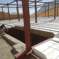 اسکلت فلزی تیرچه فلزی