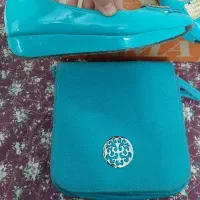 ست کیف و کفش فیروزه ای|کیف، کفش، کمربند|مشهد, الهیه|دیوار