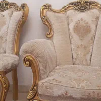 مبل سلطنتی ۹ نفره|مبلمان خانگی و میز عسلی|اراک, |دیوار