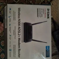 مودم روترADSL plus بی سیم N300دی لینک مدلDLs2750U