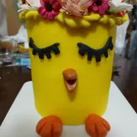 اجاره ماکت کیک زرد طرح جوجه