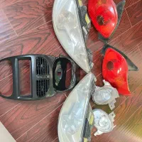 چراغ جلو وعقب ۲۰۶ و کمک فنر