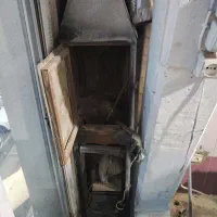 تنور ذغال آهن ضخیم با فن دمنده و شعله گاز