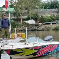 اسکله VIPتالاب گردی و قایق سواری اسکی روی آب بندر|تور و چارتر|بندر انزلی, قلم گوده|دیوار