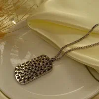 گردنبند طرح پلاک