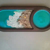 زیرلیوانی چوبی شیک مخصوص کافه‌ها|ظروف سرو و پذیرایی|قزوین, |دیوار