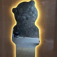 تولید انواع اینه قدی های بک لایت دار|آینه|قم, نخودی|دیوار