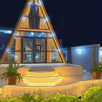 کلبه سوئیسی جنگلی بهشهر گلوگاه مهدیرجه ویو ابدی