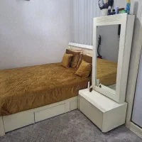 تختخواب ۲در۱۶۰ با دکوری