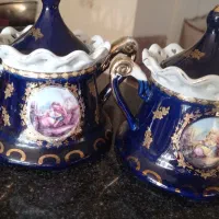 سرویس چینی گل قرمز|ظروف سرو و پذیرایی|بروجرد, |دیوار