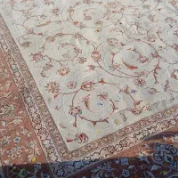 فرش ۱۲ متری کرم قهوه ای