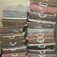 لحاف روتختی تک رنگ دو رو
