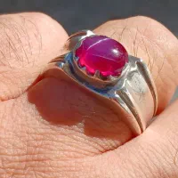 انگشتر یاقوت استار دستساز|جواهرات|تبریز, |دیوار