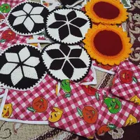 دستگیره بافتنی و پارچه ای دستمال نانی|سفره، حوله، دستمال آشپزخانه|بندرعباس, |دیوار