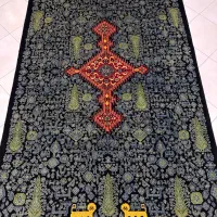 فرش دستباف 6متری زمینه مشکی/اقساطی/پرو در منزل