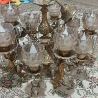 لوستر برنز|لوستر و چراغ آویز|ساوه, |دیوار