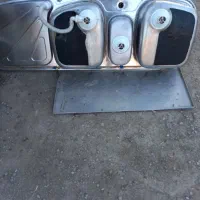 سینک ظرفشویی ۲دانه هر دو تو کارتمیز وسالم|مصالح و تجهیزات ساختمان|مشهد, نیزه|دیوار