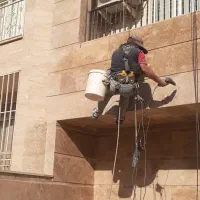 پیچ رولپلاک نما پیچ کردن سنگ طناب کار راپل کار