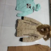 کاپشن وهودی وشلواردخترانه