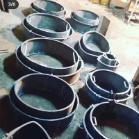 قالب لوله کول رایزر بیضی درب چاه پایه فنس|مصالح و تجهیزات ساختمان|رزن, |دیوار