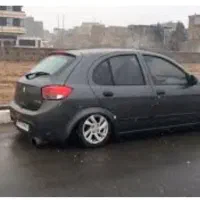 ماشین تیبا دو مدل 95 با رنگ نوک مدادی کم کار