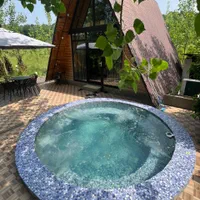 اجاره کلبه سوئیسی برکه و جکوزی داغ لوکیشن دنج عالی|اجارهٔ کوتاهمدت ویلا و باغ|شفت, |دیوار