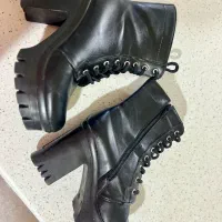 بوت چرم مشکی