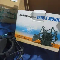 لرزه گیر میکروفن همین الان بدستم رسید نو|سیستم صوتی خانگی|قزوین, |دیوار