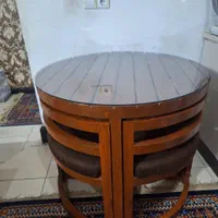 میزنهارخوری 4 نفره چوبی|میز و صندلی غذاخوری|مشهد, میعاد (شهرک غرب)|دیوار