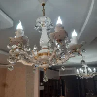 فروش لوستر ۶شاخه دوعدد سالم