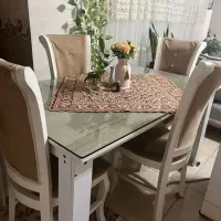 میز ناهار خوری ۴ نفره|میز و صندلی غذاخوری|آستارا, |دیوار